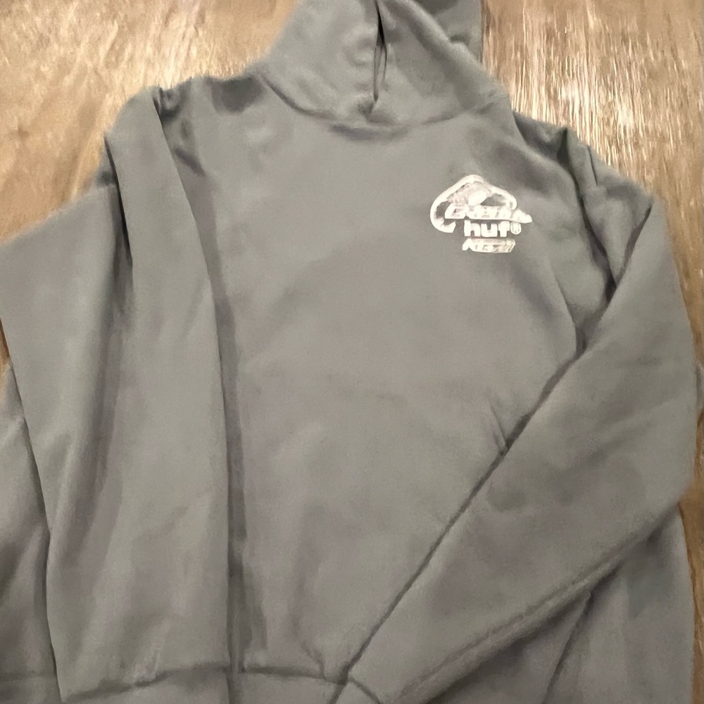 Gray Greddy Hoodie with Logo